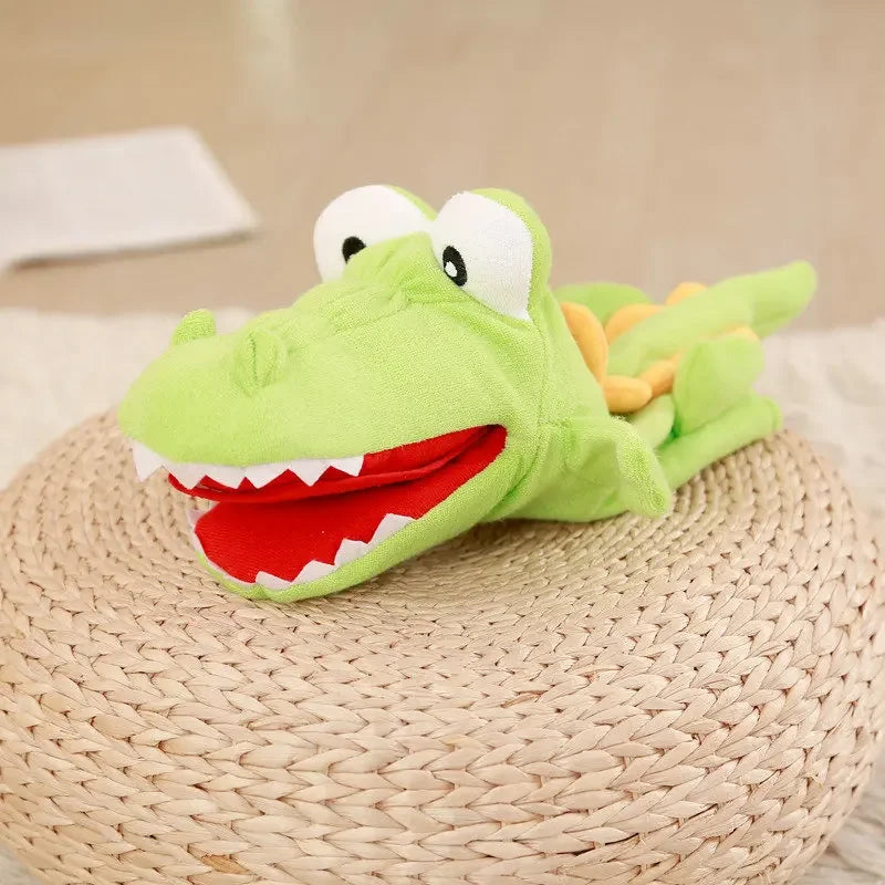 Stuffed Plush Animals Toys Hand Finger Puppet Kawaii Dolls Educational Baby Toys Learning & Education Monkey Tiger Children Gift Good Vibrations