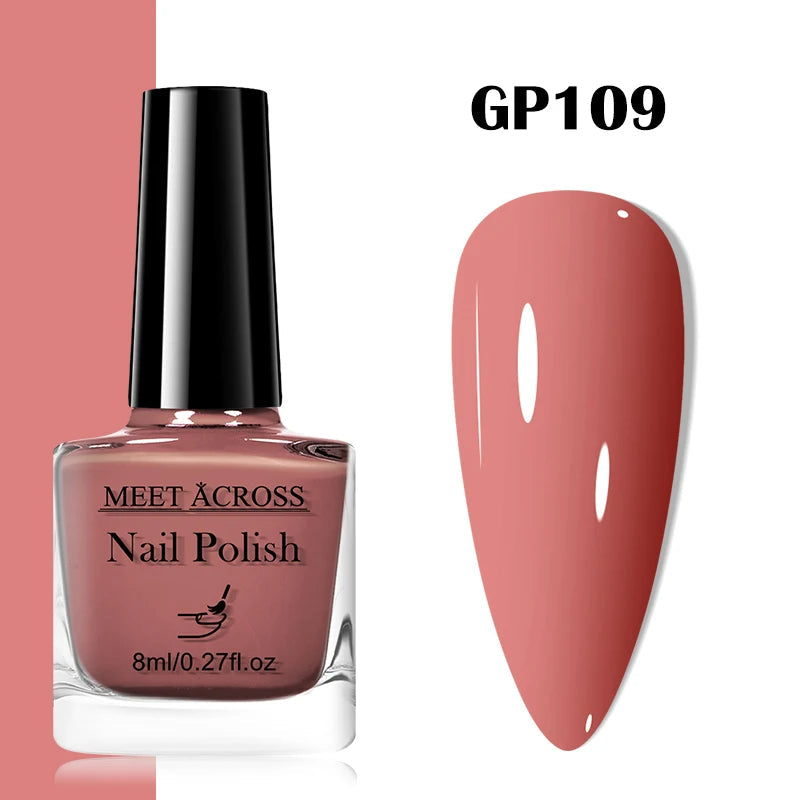 48 Colors Nail Polish Quick Dry No-bake Lasting Water-based Tearable Manicure Not Easy To Fade Semi-permanent Varnish Nail Art Good Vibrations