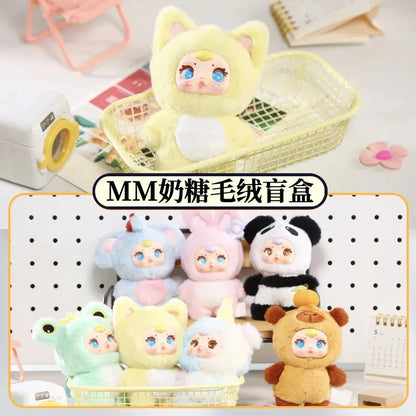 2025 New Cute Milk Candy Keychain Mysterious Blind Box Car Key Decoration Backpack Pendant Doll A Birthday Present Good Vibrations