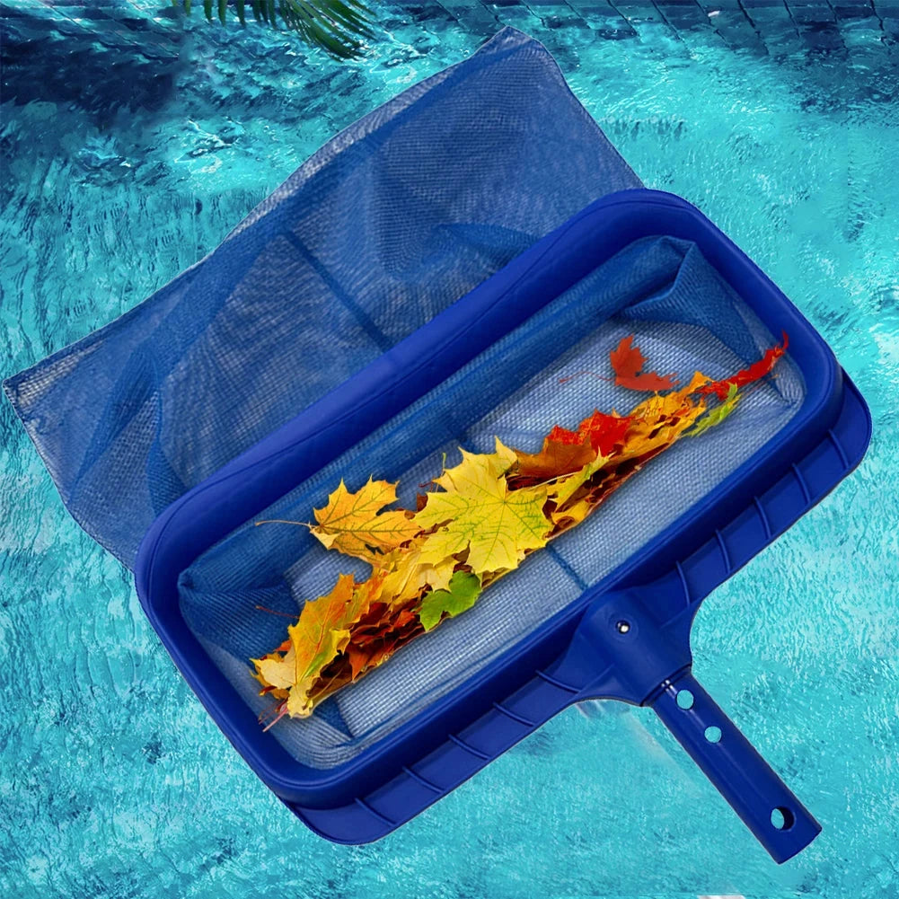 Swimming Pool Cleaning Net Professional Leaf Rake Deep Bag Large Capacity Thickened Frame Pool Leaf Skimmer Net Pool Clean Tool Good Vibrations