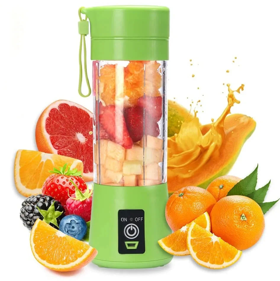 Portable Mini Electric Juicer USB Charging Smoothie Milkshake Maker Automatic Fresh Squeezer Fruit Orange Lemon Kitchen Blender Good Vibrations