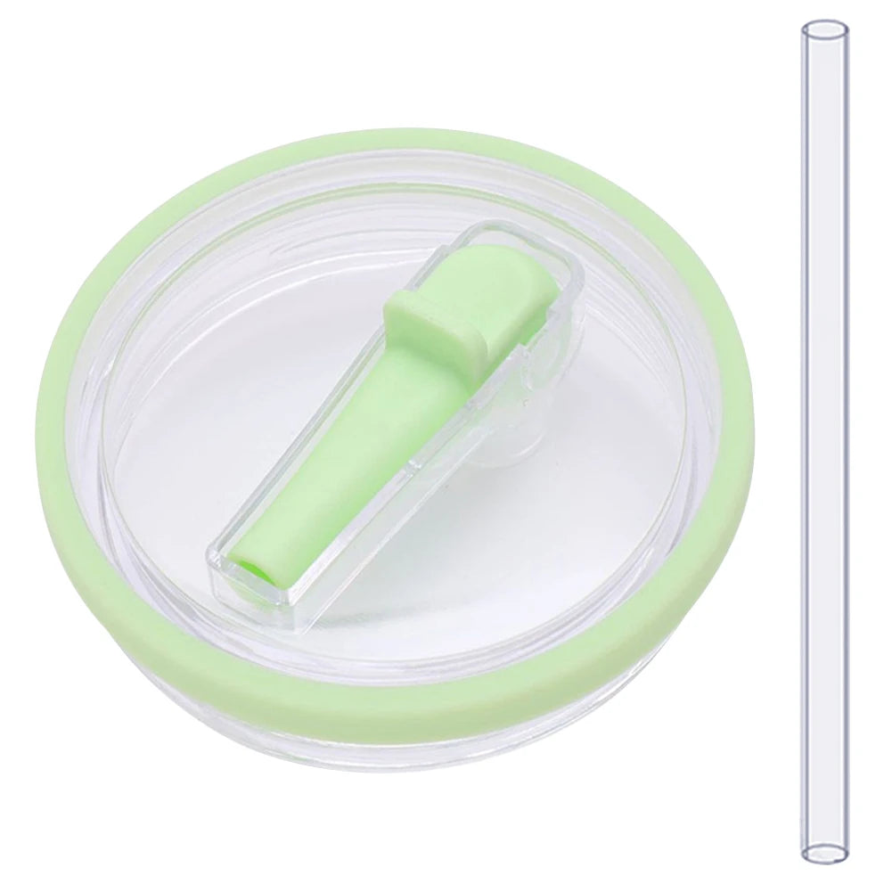 40Oz Tumbler Flip Straw Lid Replacement Spill Proof Resistant Tumbler Lid Reusable Spray Proof Tumbler Cover for stanley Cug Good Vibrations Adult Super Store