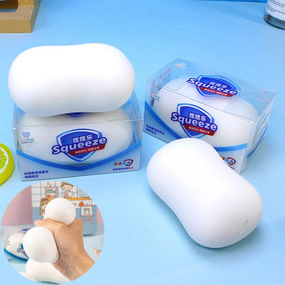 Squishy Soap Party Favors Gifts Simulated Soap Anti-Stress Fidget Toy Squishy Soap Desktop Accessiories Birthday Party Gifts S Good Vibrations