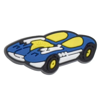 Shoe Charms for Crocs Accessories
 Sports Car Shoes Charm for Croc Decorations Pins Men Accessory Jeans Woman Clogs Clips Badges Good Vibrations