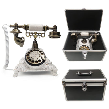 Wedding Audio Guest Book Telephone Classic Retro Rotary Craftsmanship Wedding Guestbook For Confessional Wedding Birthday Party Good Vibrations