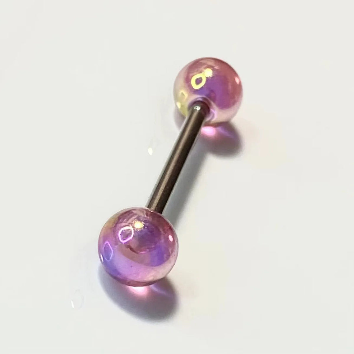 Tongue Nail Fashion Acrylic Tongue Ring Piercing Ear Nipple Rings Wear Lip Retro Stud Earring Puncture Jewelry Good Vibrations
