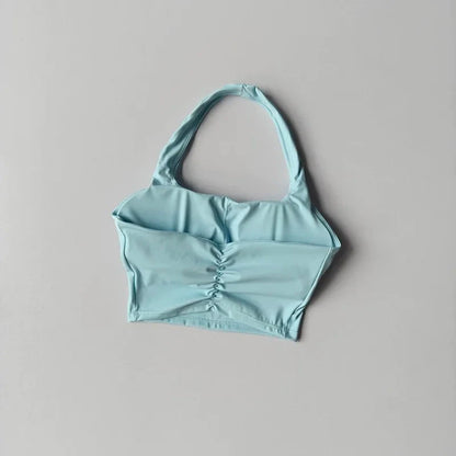 Fitness Bra Workout Tops Gym Fitness Sports Bras Sexy Athletic Sport Bra Women Backless Gym Yoga Crop Top Good Vibrations