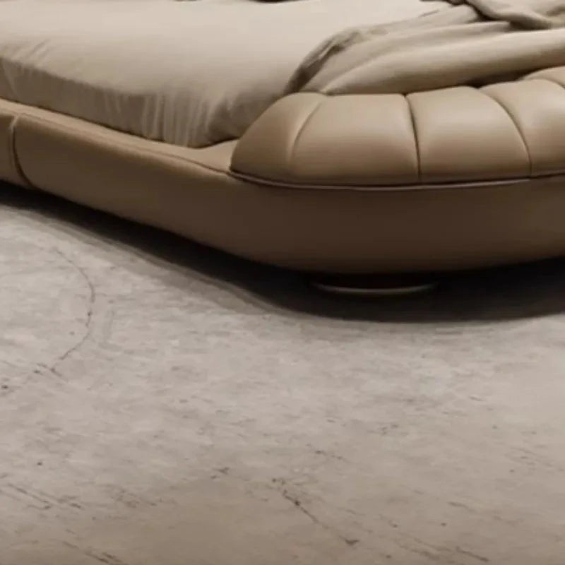 Contemporary King Size Bed Headboard Luxe European Design Perfect Addition Any Bedroom Camas De Dormitorio Home Decoration Good Vibrations