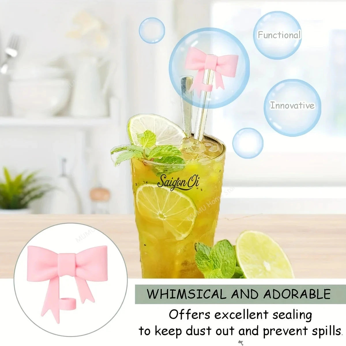 9pcs Accessories Set for Stanley Cup 30oz/40oz Spill Proof Stopper Flowers Straw Cover Silicone Boot Charm Butterfly Chain Good Vibrations Adult Super Store