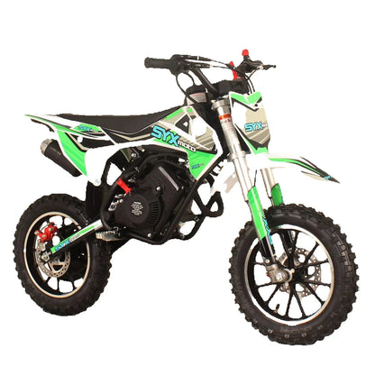 SYX MOTO 58CC Mini Dirt Bike for Kids 4-Stroke Pit Bikes Gas Powered Motorcycle Gift for Children Off-Road Dirt Bike Pull Start Good Vibrations