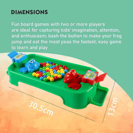 Toys Parent-child interaction Athletics Tabletop Games Strategy Game For Children Family Gathering Toys Frog Eat Bean Game Good Vibrations