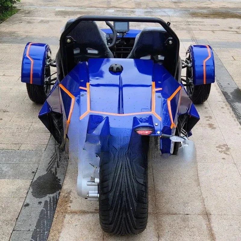 Cross-border 350Cc 3-Wheel Drive Motorcycle High Speed Roadster with Battery Electric Racing Car Good Vibrations