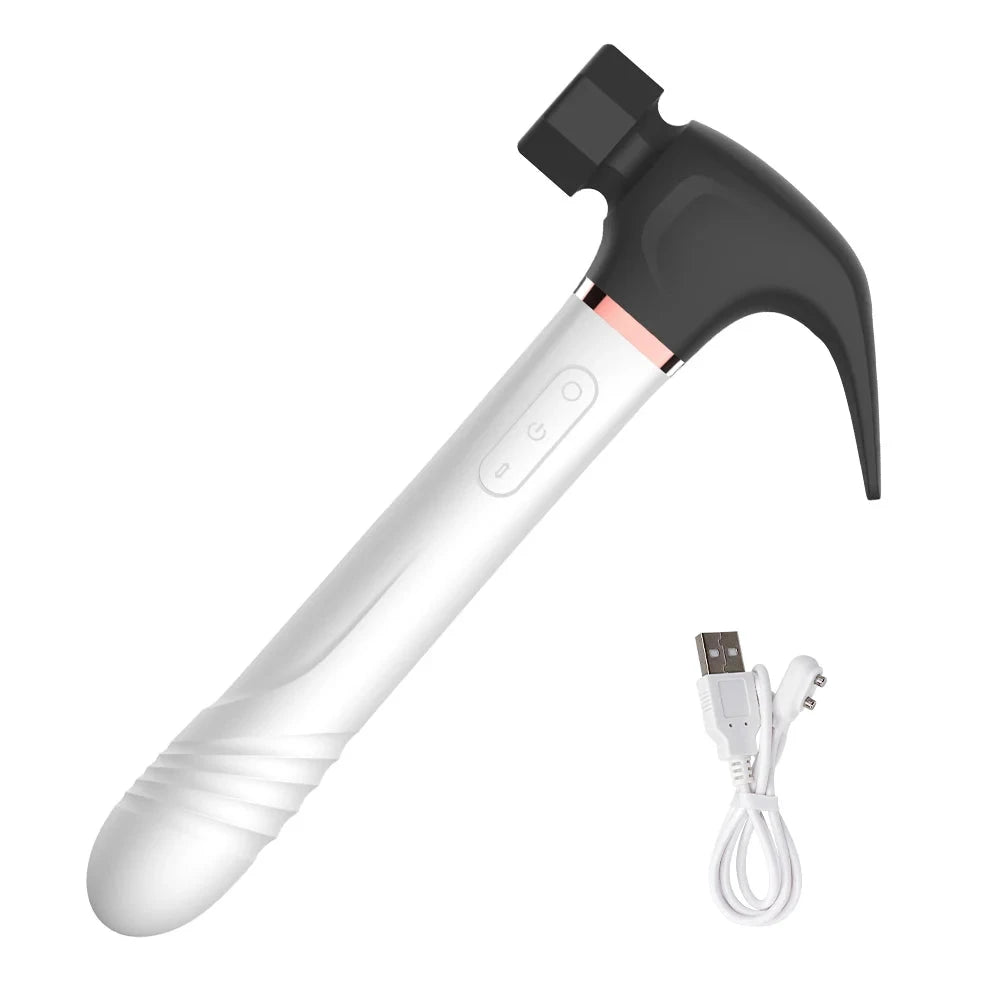 Hammer Vibrator Multifunctional Sex Machine G Spot Stimulation Telescopic Dildo Vaginal Massage Clit Sucking Female Masturbator Good Vibrations