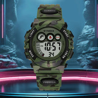 SYNOKE Student Sport Watches For Kids Colorful Electronic Watches 50M Waterproof Clock Children Digital Watch For Boys Girls Good Vibrations