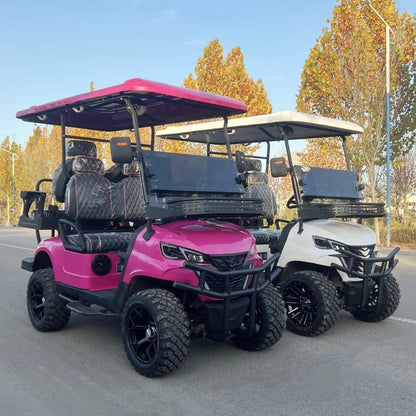 2/4/6/8 Seats Hunting Golf Cart Street Legal Electric off Road Golf Carts Car Buggy Golf Scooter Gocart Good Vibrations
