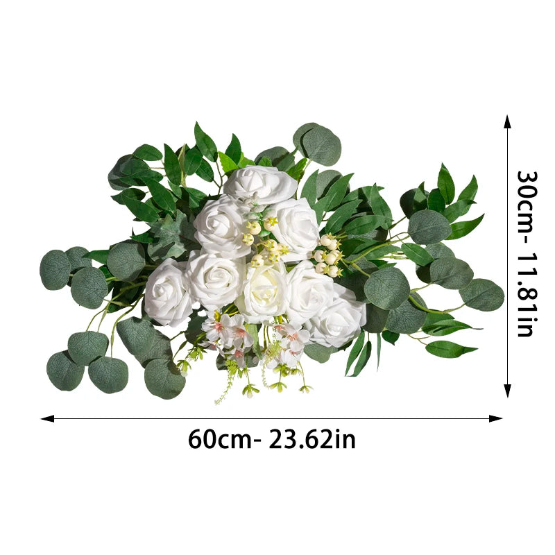 1pc Artificial Flower Decoration Wedding Welcome Card Flower Arch Flower Reception Ceremony Background Decorative Good Vibrations