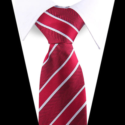 Elegant Ties For Men Fashion Item Necktie High Quality Classic Men Tie Suit Accessories Wedding Gifts Business Party Wholesale Good Vibrations