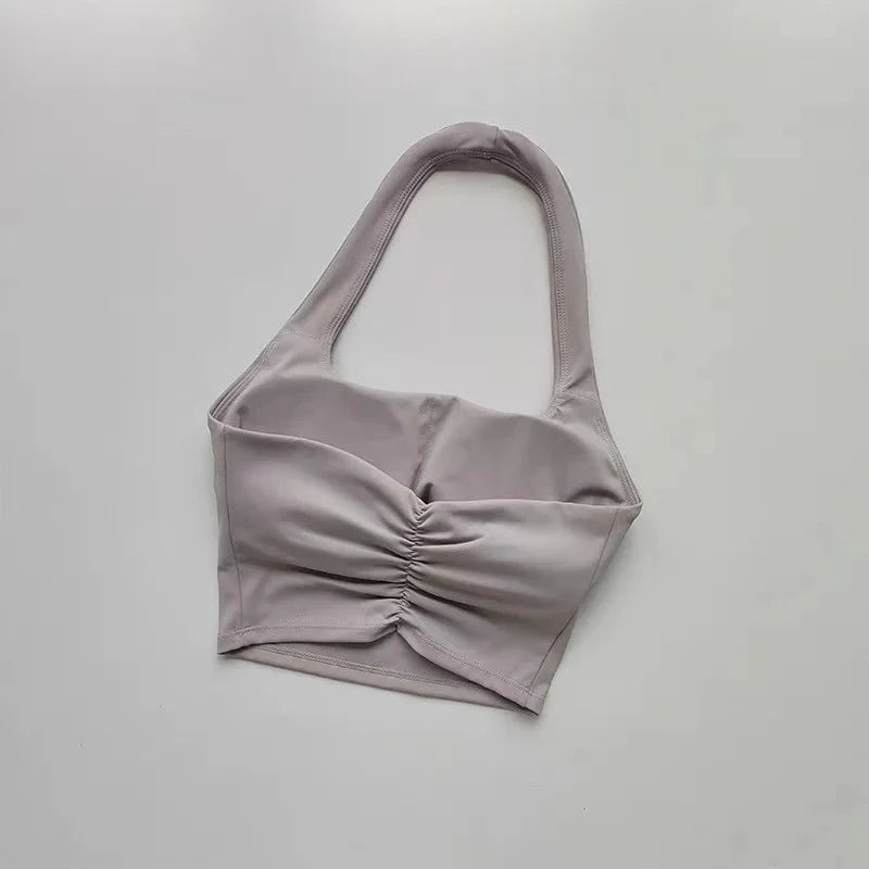 Fitness Bra Workout Tops Gym Fitness Sports Bras Sexy Athletic Sport Bra Women Backless Gym Yoga Crop Top Good Vibrations