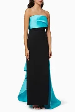 Flowers Prom Satin Evening Dresses Straight Party Dress Pleats Christmas Dress فساتين مناسبة رسمية Customized Good Vibrations