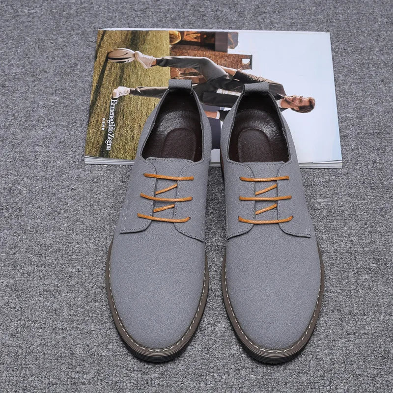 Mens Dress Shoes Legitimate Leather Shoe PU Suede Casual Men Designer Social Male Black Business Luxury Men's Wedding Summer Man Good Vibrations