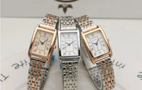 Watches for Women Rectangular Roman Scale Ladies Steel Strap Watch Fashion Trend Thin Strap Quartz Wristwatches Relogio Feminino Good Vibrations