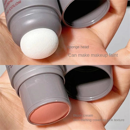 Multi-function Blush Stick Blusher Cream Natural Cheek Face Lip Lasting Waterproof High Color Rendering Brighten Skin Makeup Good Vibrations