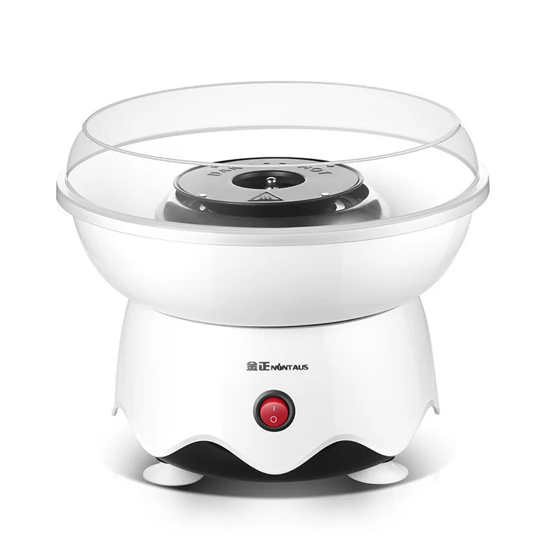 Cotton Candy Machine for Kids DIY Portable with Large Food Grade Splash-Proof Plate Efficient Heating Hard & Sugar Free Good Vibrations
