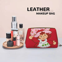 Like Strawberry ShortCake (30) Women Cosmetic Bags Travel Makeup Organizer Pouch Toiletry Storage Dopp Kit Case Good Vibrations