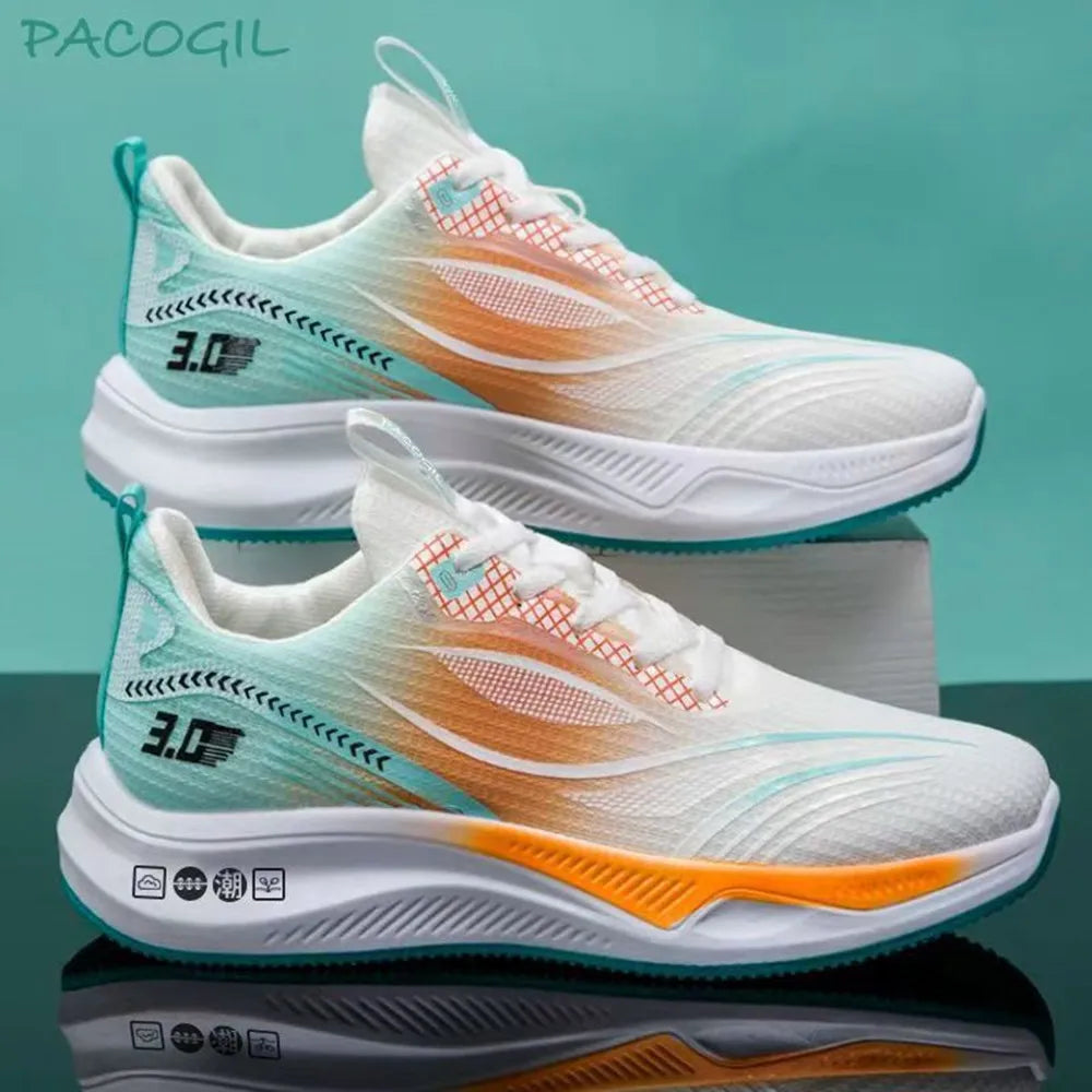 Sneakers for Men Fashion Men's Casual Sneakers Comfortable Breathable Running Tennis Shoes Zapatillas De Hombre Good Vibrations