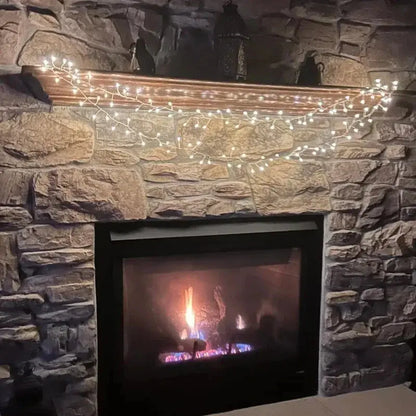 Christmas decorations 2024 String Light Xmas Tree Hanging Ornament Christmas supplies For DIY Wreath Home Weeding Indoor Outdoor Good Vibrations