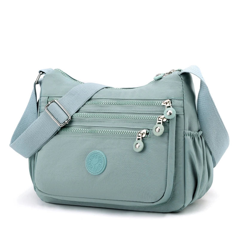 Shoulder Bag Crossbody Bag for Women Messenger Bags Waterproof Nylon Ladies Handbag Good Vibrations