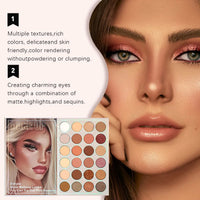 78 Colors of Eye Shadow, Blush and Lip Gloss All-in-One Makeup Palette with Rich Colors, Fine Powder and Easy to Apply Good Vibrations