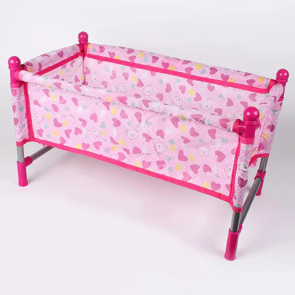 Bed - Dolls - Includes Mattress & Bedding, Kids indoor Playset Good Vibrations