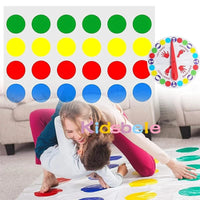 Twister Game Indoor Outdoor Toys Play Mat Funny Family Company Holiday Party Parent-Child Sports Interactive Group Toy Good Vibrations