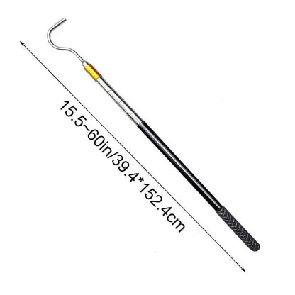 RV Awning Telescopic Pole Metal Pole Retractable RV Awning Opener Multifunctional Pull Rod With Rubber Handle Portable RV Good Vibrations
