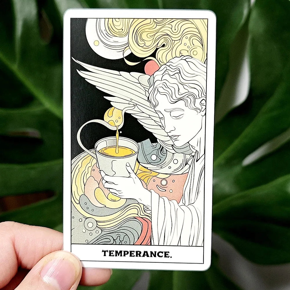 Phantom Tarot Tarot card, with clear starry sky style and thick texture, suitable for novice divination and entertainment Good Vibrations