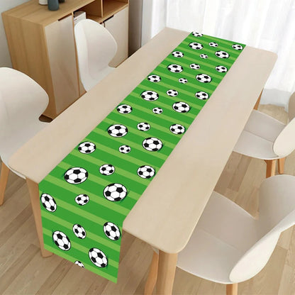 Football Party Disposable Tableware Boys Kids 1st Birthday Party Decorations Sports Soccer Theme Birthday Party Supplies Decor Good Vibrations