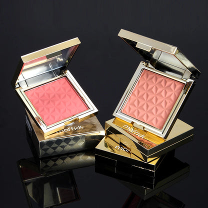 Gold box relief blush nude makeup orange lasting pink rouge makeup plate makeup powder Good Vibrations