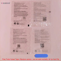 White French Press on Nails 3D Bowknot Fake Nails Tips Full Cover Wearable False Nails for Women and Girls DIY Manicure 24Pcs Good Vibrations