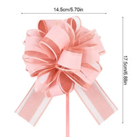 2/4/10Pcs Wedding Car Bow Ribbons Christmas Gift Wrap Packaging Decoration DIY Craft Flowers Birthday Party Supplies Valentines Good Vibrations