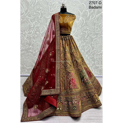 Fabzone FZBELLA Indian Bridal Velvet Collections Wedding Dresses with Zarkhan Work Good Vibrations