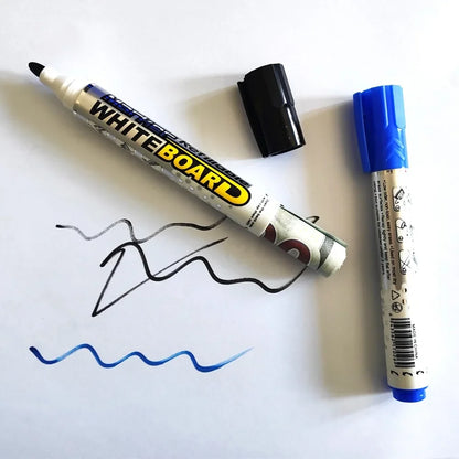 Blue marker with secret stash compartment for discreet storage.