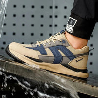 Work Sneakers Steel Toe Shoes Men Safety Shoes Puncture-Proof Work Shoes Boots Indestructible Footwear Security Lightweight Good Vibrations