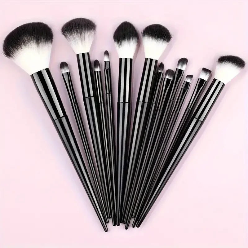 NEW13PCS Makeup Brush Set Eye Shadow Highlighter Concealer Brush Blush Loose Powder Brush Blending Soft Fluffy Women Beauty Tool Good Vibrations
