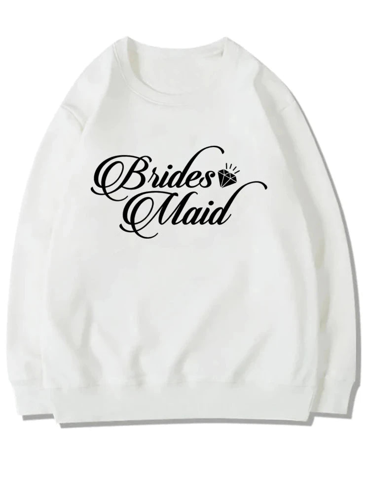 Bride & Team Bride Bridesmaid Sweatshirt Bridesmaid Proposal Maid of Honor Engagement Pullover Bride Sweater Bridesmaid Gifts Good Vibrations