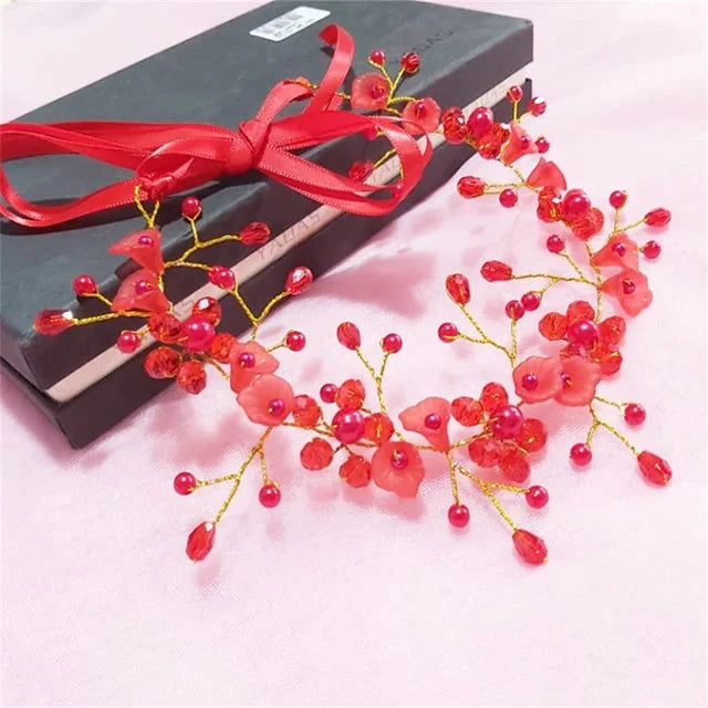 Bride bridesmaid Wreath Crown Festival Headband Good Vibrations