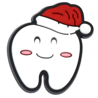 Shoe Charms for Crocs Accessories Q Edition Teeth Shoes Charm for Croc Decorations Pins Men Accessory Jeans Woman Clogs Clips Good Vibrations