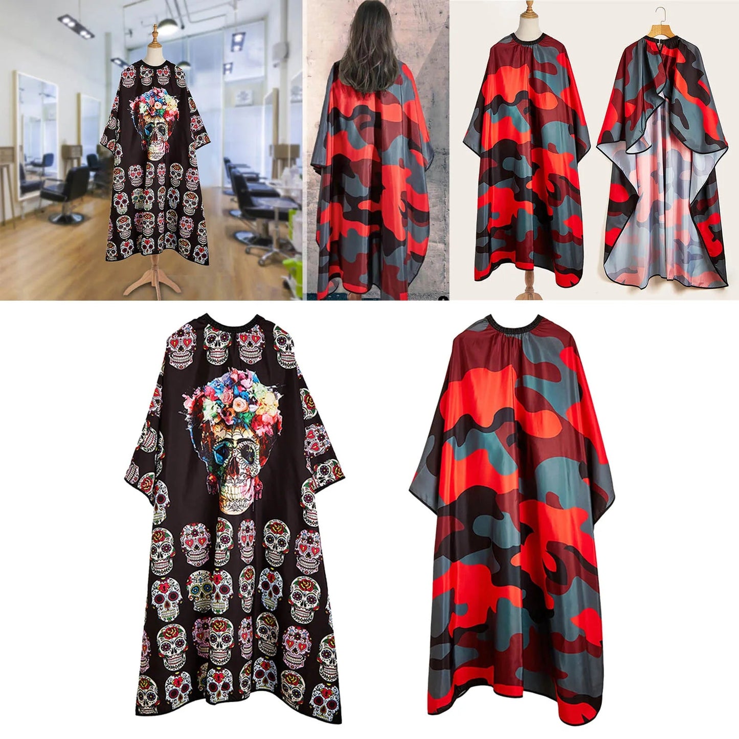 Hairdresser Aprons Haircut Capes Barbershop Shaving Aprons Hairdresser Shawls Professional Accessories for Hairdressers Good Vibrations