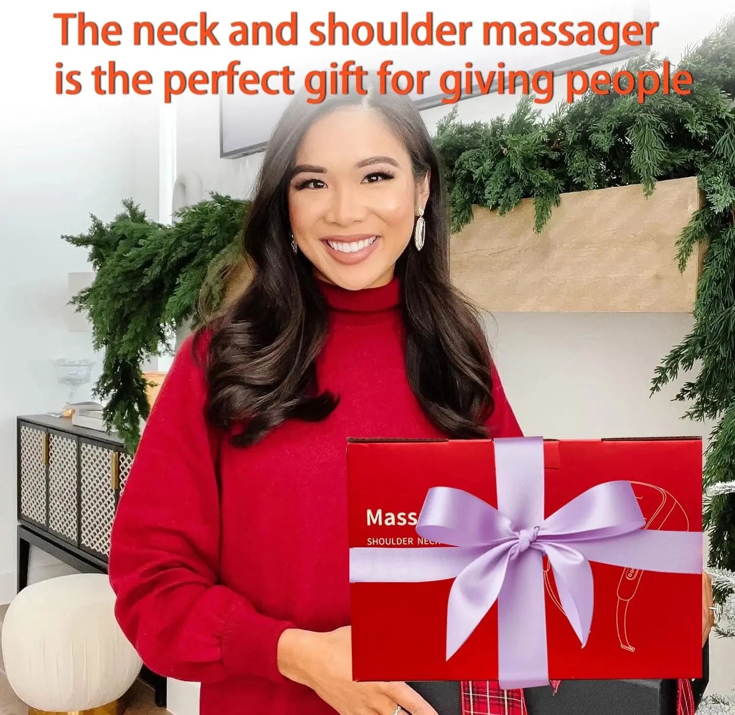 20W Beige Neck And Shoulder Massager Wireless Shoulder And Back Kneading Massage Shawl Trapezius Neck Cervical Masajeador Good Vibrations