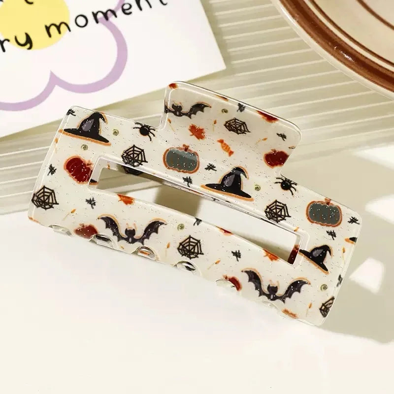 Halloween Theme - With Ghost/Pumpkin/Bat Patterns, Perfect For Holiday Party Costumes, Fashion Accessories For Women And Girls Good Vibrations